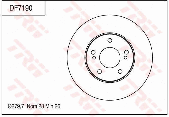 Brake Disc (DF7190)
