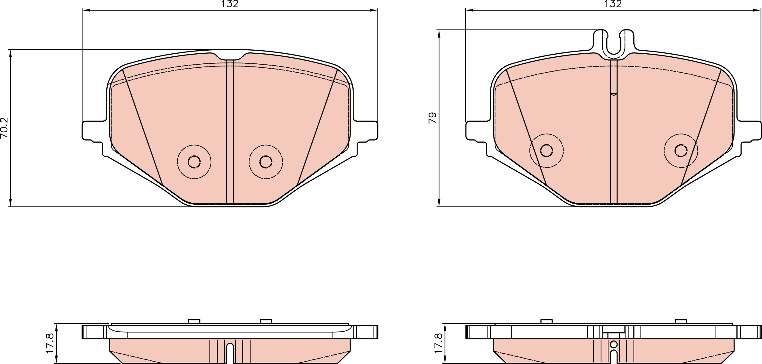 Brake Pad Set, disc brake (GDB8330)
