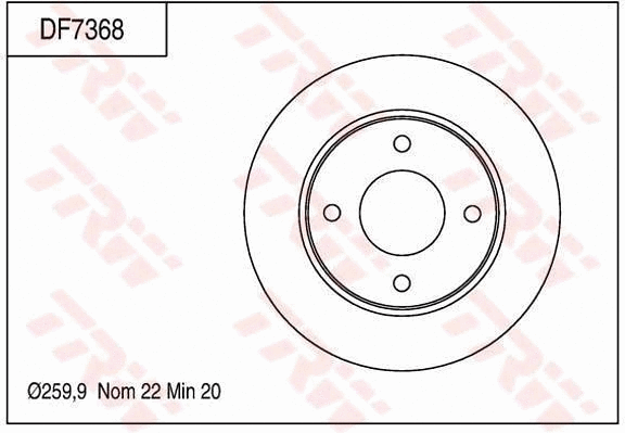 Brake Disc (DF7368)