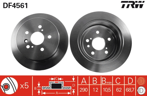 Brake Disc (DF4561)