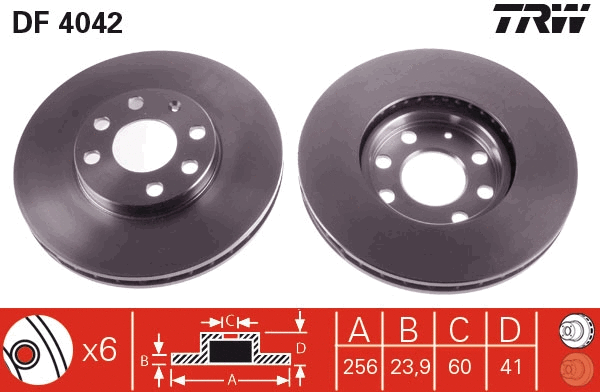 Brake Disc (DF4042)