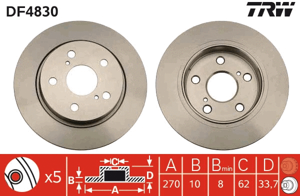 Brake Disc (DF4830)