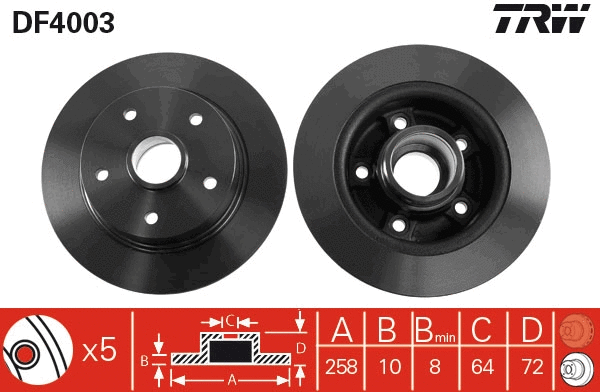 Brake Disc (DF4003)