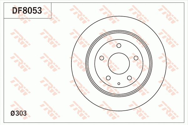Brake Disc (DF8053)