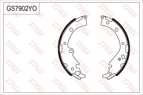 Brake Shoe Set (GS7902)