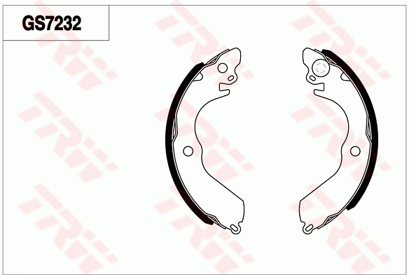 Brake Shoe Set (GS7232)