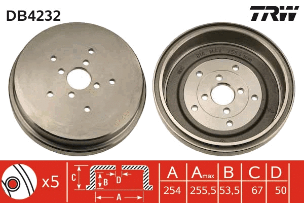 Brake Drum (DB4232)