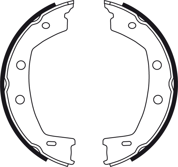 Brake Shoe Set, parking brake