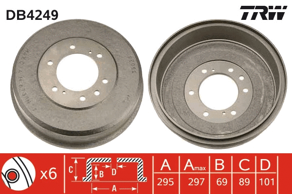 Brake Drum (DB4249)