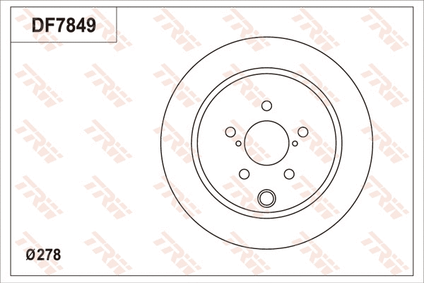 Brake Disc (DF7849)