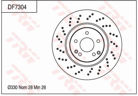 Brake Disc (DF7304)