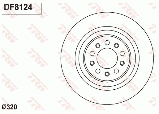 Brake Disc (DF8124)