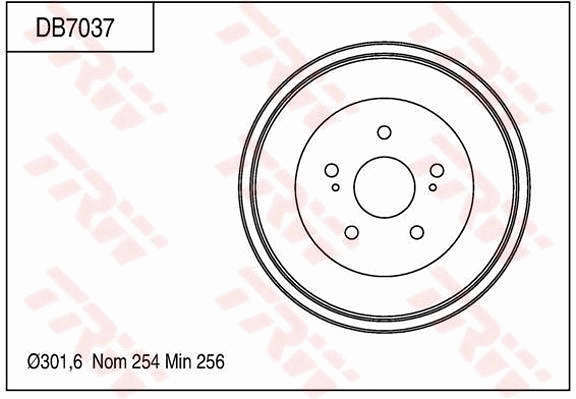 Brake Drum (DB7037)