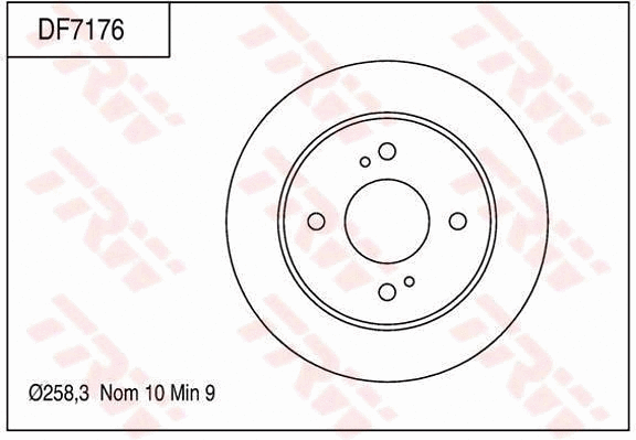 Brake Disc (DF7176)