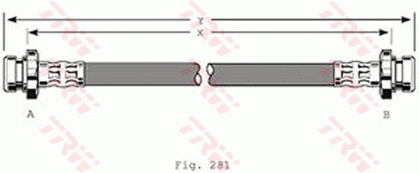Brake Hose (PHA259)