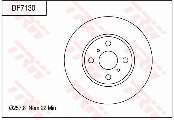 Brake Disc (DF7130)