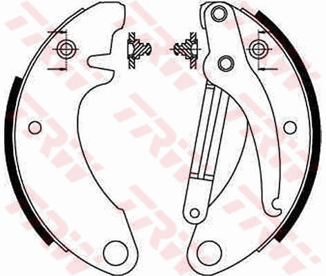 Brake Shoe Set (GS8052)
