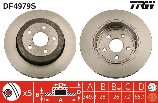 Brake Disc (DF4979S)