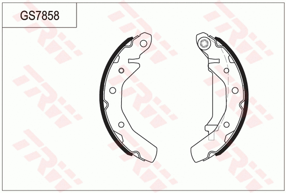Brake Shoe Set (GS7858)