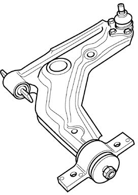 Control/Trailing Arm, wheel suspension (JTC889)