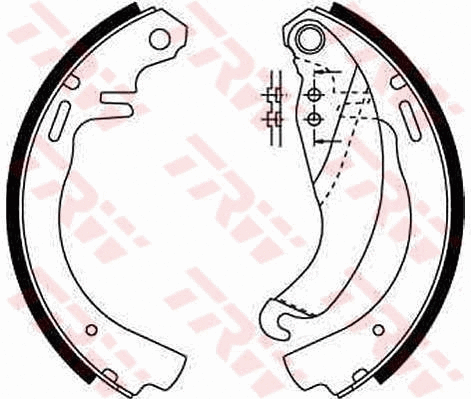 Brake Shoe Set (GS6187)
