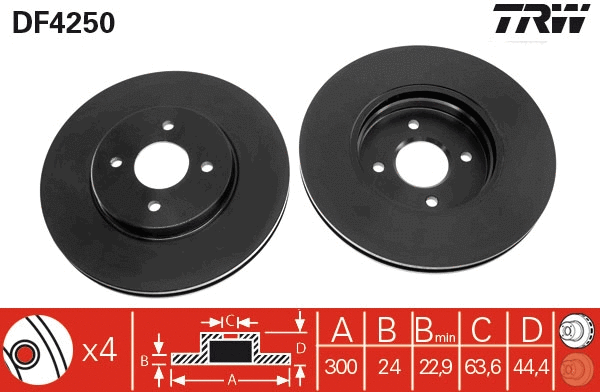 Brake Disc (DF4250)