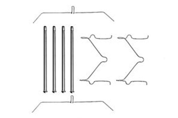 Accessory Kit, disc brake pad (PFK290)