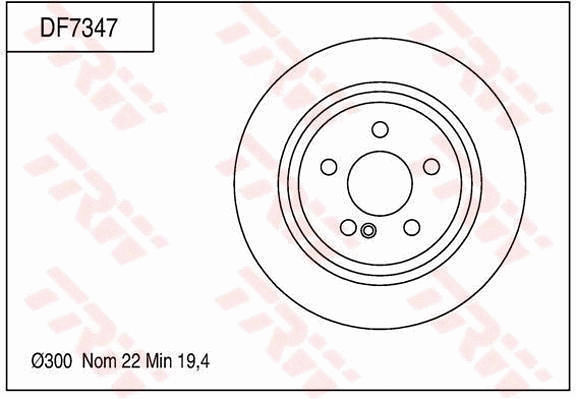 Brake Disc (DF7347)