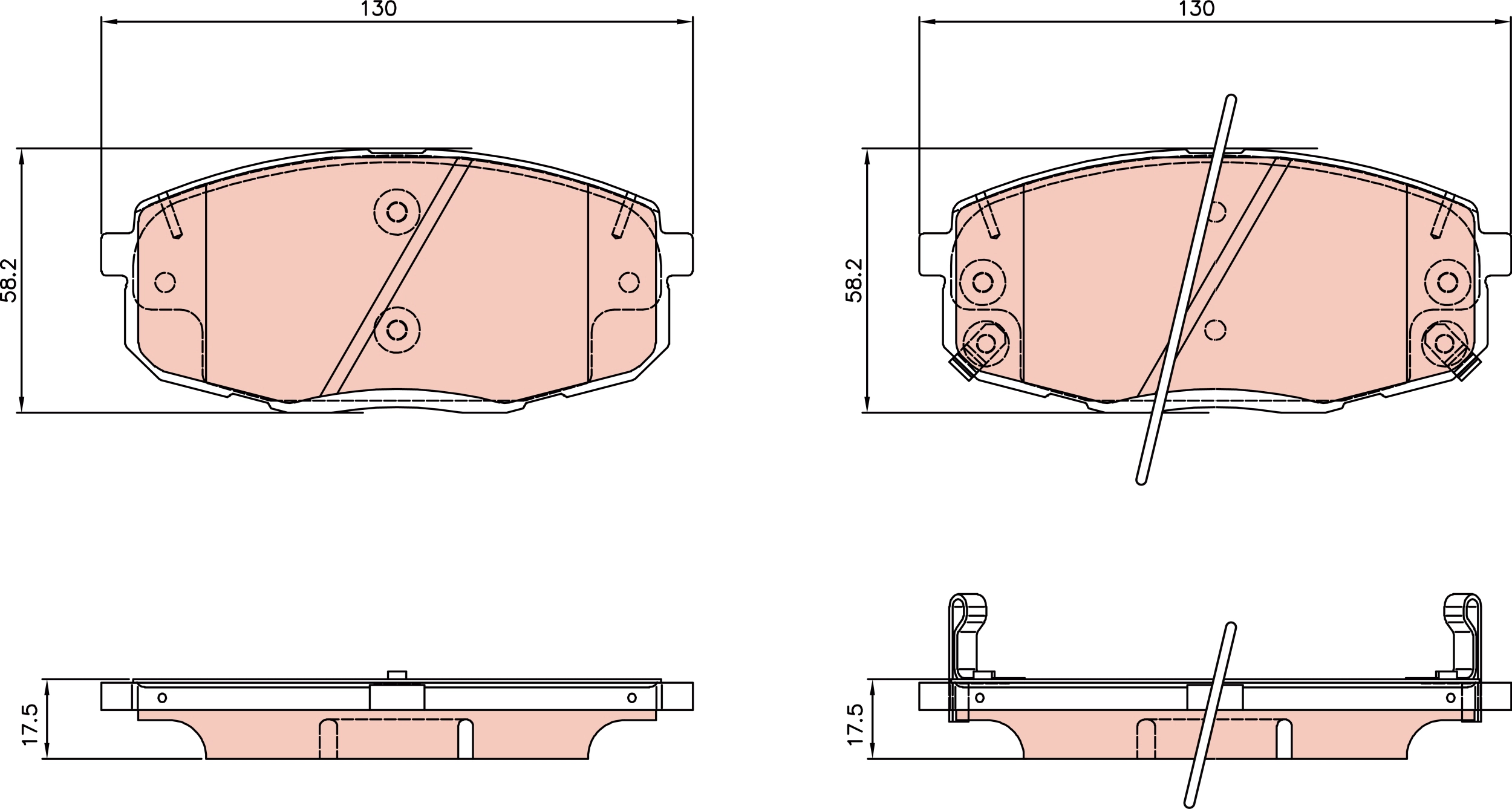 Brake Pad Set, disc brake (GDB8120)