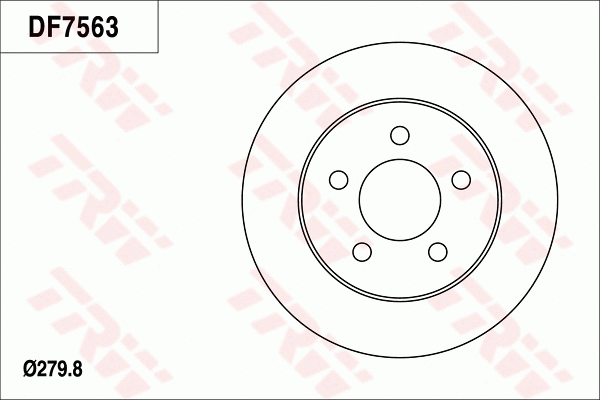 Brake Disc (DF7563)