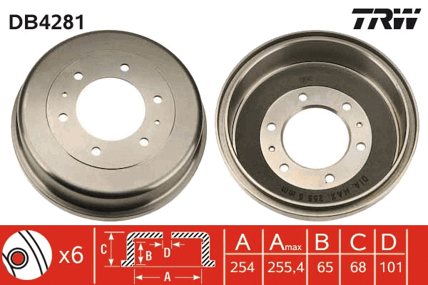 Brake Drum (DB4281)