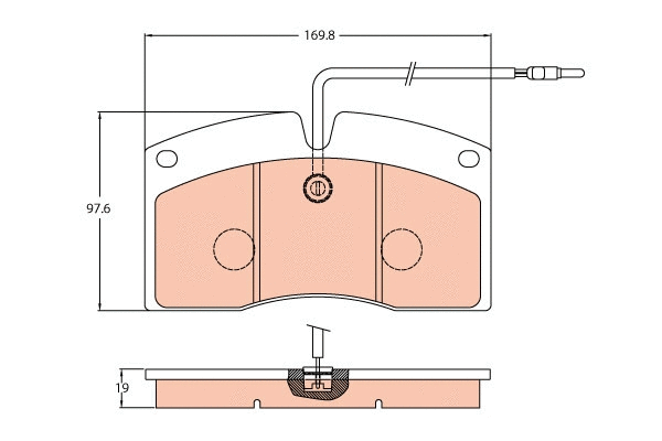 Brake Pad Set, disc brake (GDB5064)