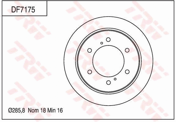 Brake Disc (DF7175)
