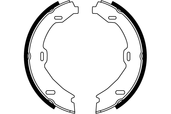 Brake Shoe Set, parking brake