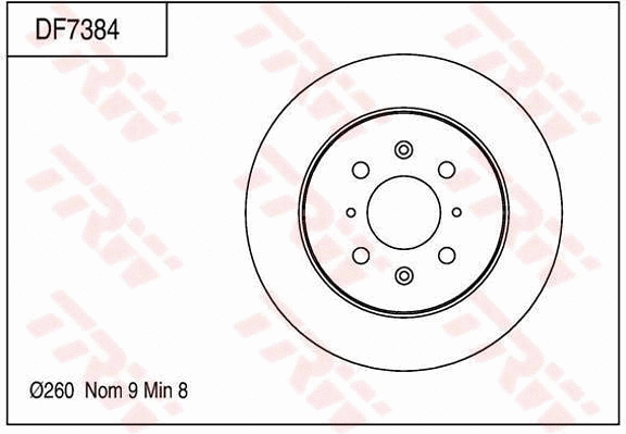 Brake Disc (DF7384)
