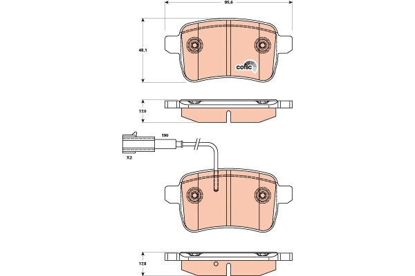 Brake Pad Set, disc brake (GDB1905)