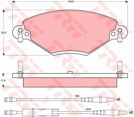 Brake Kit, disc brake (GTD1157)