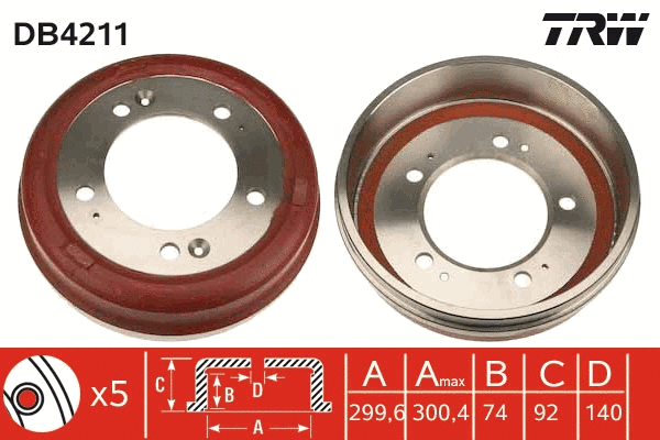 Brake Drum (DB4211)