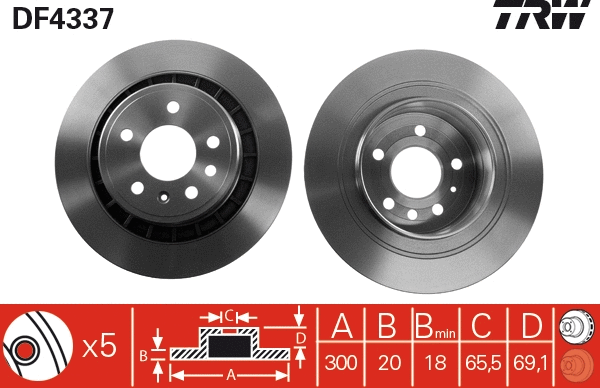 Brake Disc (DF4337)