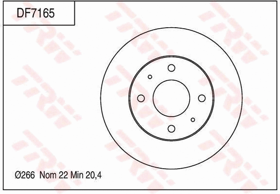Brake Disc (DF7165)