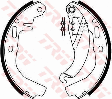 Brake Shoe Set (GS6186)