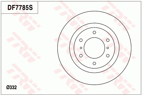 Brake Disc (DF7785)