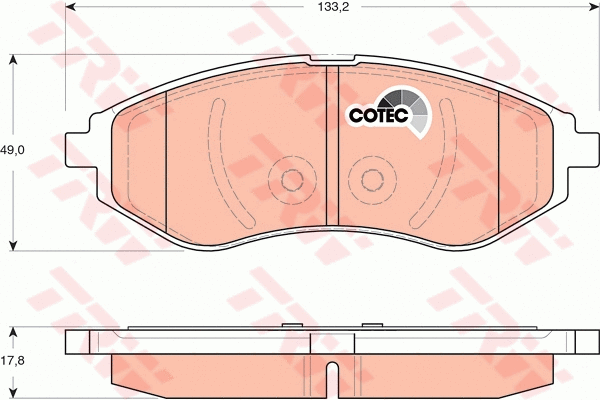 Brake Kit, disc brake (GTD1192)