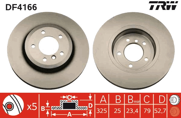 Brake Disc (DF4166)