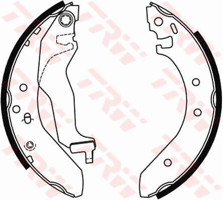 Brake Shoe Set (GS6246)