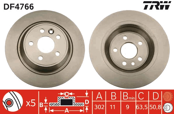Brake Disc (DF4766)