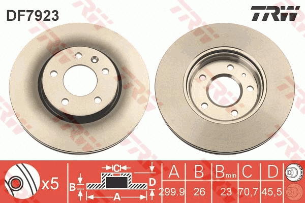 Brake Disc (DF7923)