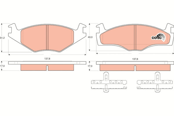 Brake Pad Set, disc brake