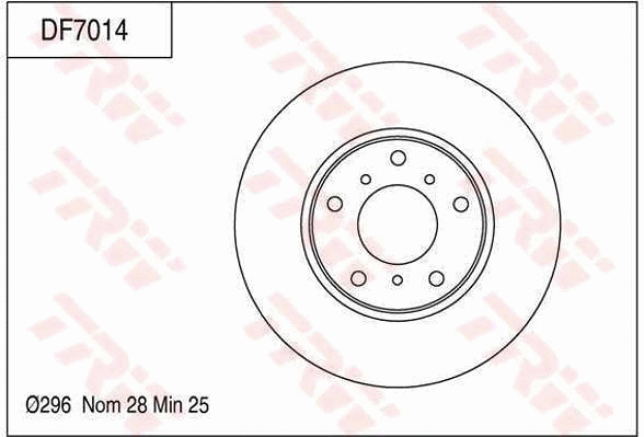 Brake Disc (DF7014)