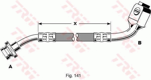 Brake Hose (PHD287)